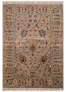 Multi Colored Kazak 4' 2 x 5' 10 - SKU 71509