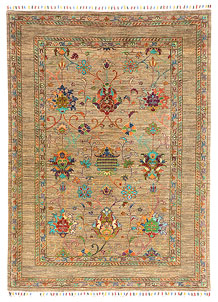 Tan Kazak 5' x 6' 9 - SKU 71521