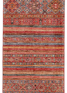 Multi Colored Kazak 2' 9 x 9' 9 - SKU 71541