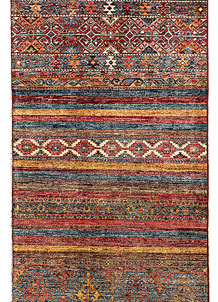 Multi Colored Kazak 2' 8 x 9' 9 - SKU 71545