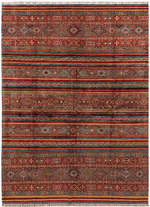 Multi Colored Kazak 8' 2 x 11' 5 - SKU 71556