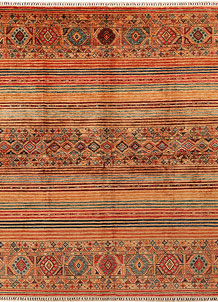 Multi Colored Kazak 8' 1 x 10' 1 - SKU 71559
