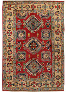 Firebrick Kazak 6' 6 x 9' 7 - SKU 71573
