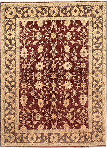 Maroon Ziegler 6' 9 x 9' 3 - SKU 71588