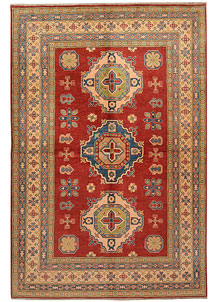 Firebrick Kazak 6' 6 x 9' 9 - SKU 71601