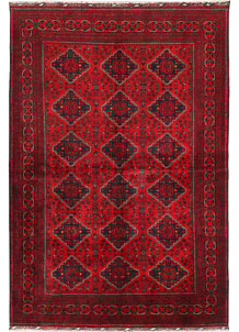 Firebrick Khal Mohammadi 6' 6 x 9' 7 - SKU 71636