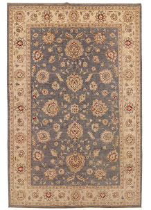 Dark Grey Oushak 6' 4 x 9' 9 - SKU 71861