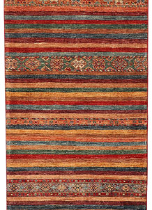 Multi Colored Kazak 2' 8 x 9' 7 - SKU 71953