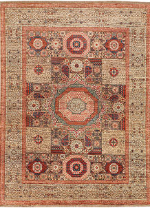 Multi Colored Mamluk 4' 11 x 6' 6 - SKU 71965