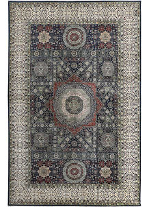 Midnight Blue Mamluk 11' 9 x 17' 7 - SKU 72004