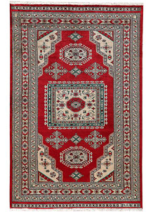 Red Caucasian 4' 8 x 7' 2 - SKU 72016
