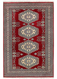 Dark Red Caucasian 5' 1 x 7' 9 - SKU 72023