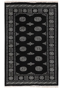 Black Bokhara 4' x 6' 1 - SKU 72044