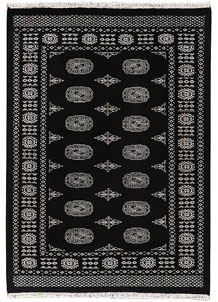 Black Bokhara 4' x 6' 3 - SKU 72046