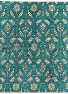 Darkcyan Suzani 7' 11 x 10' 2 - SKU 72049