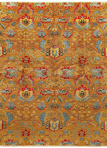 Dark Orange Suzani 7' 11 x 10' 1 - SKU 72051