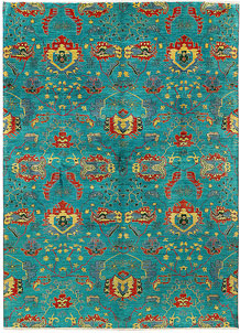 Darkcyan Suzani 8' 11 x 12' 2 - SKU 72056