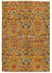 Goldenrod Suzani 6' 3 x 8' 11 - SKU 72061