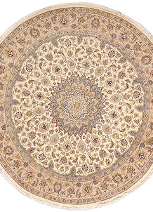 Blanched Almond Ardibil 6' 1 x 6' 3 - SKU 72451