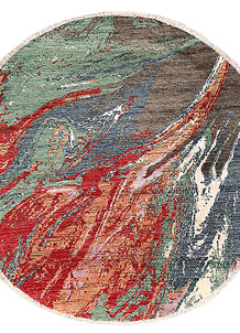 Multi Colored Abstract 6' 3 x 6' 4 - SKU 72460
