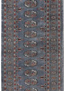 Slate Grey Bokhara 2' 2 x 5' 10 - SKU 72524
