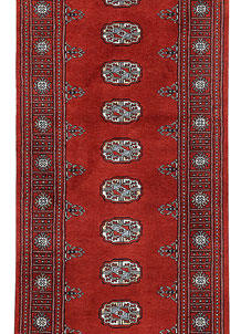 Firebrick Bokhara 2' 7 x 9' 8 - SKU 72665
