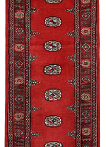 Red Bokhara 2' 7 x 10' 4 - SKU 72676