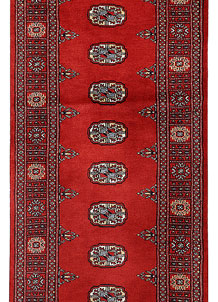 Red Bokhara 2' 7 x 10' 3 - SKU 72677