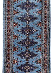 Sky Blue Jaldar 2' 7 x 10' - SKU 72683