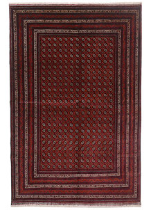 Firebrick Khal Mohammadi 6' 7 x 9' 8 - SKU 72723