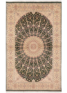 Dark Olive Green Gombud 4' 5 x 7' 1 - SKU 72727