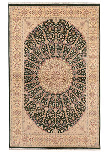 Dark Olive Green Gombud 4' 6 x 7' 1 - SKU 72729