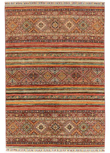 Multi Colored Kazak 4' 10 x 6' 11 - SKU 72731