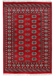 Firebrick Bokhara 4' 1 x 6' - SKU 72743