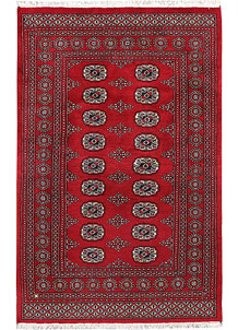 Firebrick Bokhara 4' x 6' 2 - SKU 72767
