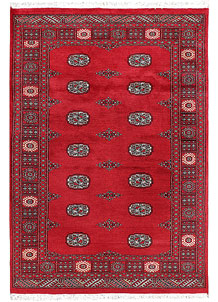 Firebrick Bokhara 4' 2 x 6' 2 - SKU 72792