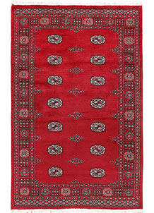 Firebrick Bokhara 4' 1 x 6' 5 - SKU 72793