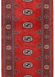 Firebrick Bokhara 2' 6 x 9' 5 - SKU 72828