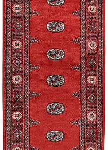 Firebrick Bokhara 2' 7 x 10' 3 - SKU 72830