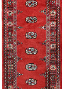 Red Bokhara 2' 7 x 9' 11 - SKU 72831