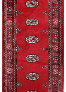 Firebrick Bokhara 2' 11 x 10' 2 - SKU 72842