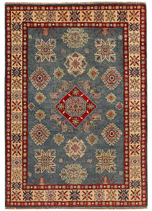 Cadet Blue Kazak 4' 8 x 6' 6 - SKU 72853