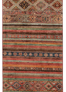 Multi Colored Kazak 2' 9 x 9' 9 - SKU 72893