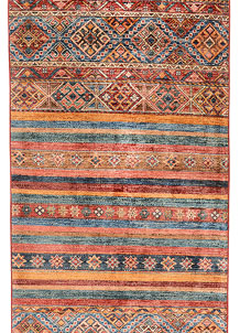 Multi Colored Kazak 2' 8 x 9' 8 - SKU 72910