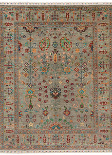 Multi Colored Kazak 7' 10 x 9' 9 - SKU 72925