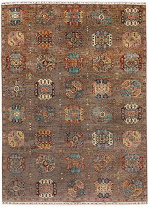 Multi Colored Kazak 9' 1 x 12' - SKU 72926