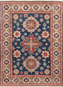 Midnight Blue Kazak 4' 10 x 6' 6 - SKU 72930