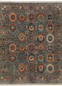 Multi Colored Kazak 8' 2 x 9' 9 - SKU 72949