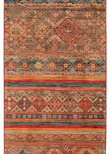 Multi Colored Kazak 2' 9 x 9' 10 - SKU 72952