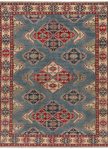 Cadet Blue Kazak 5' 11 x 7' 7 - SKU 73245